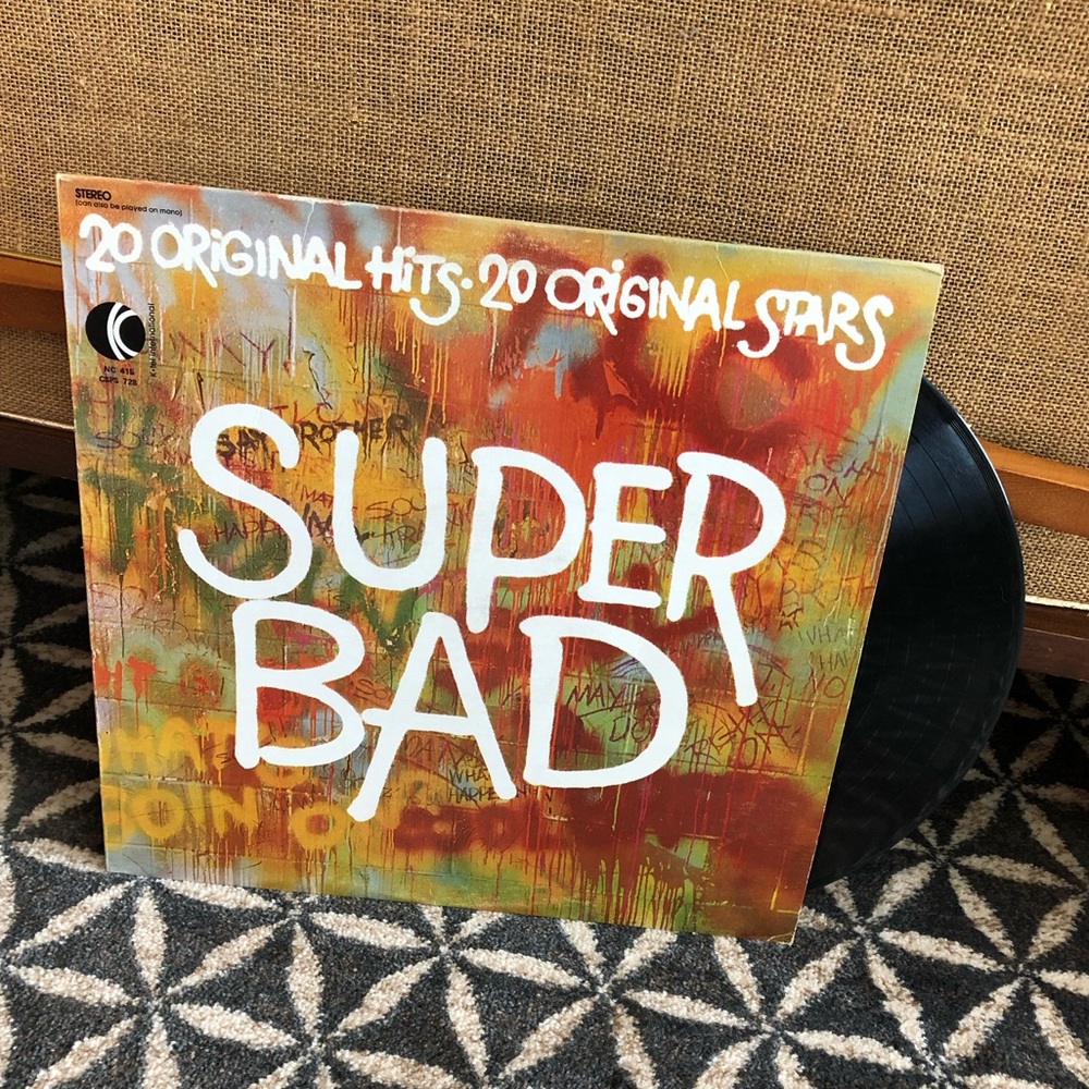 70's K-Tel's "Super Bad" Record - K-Tel Compilation Album - 70's Funk Music